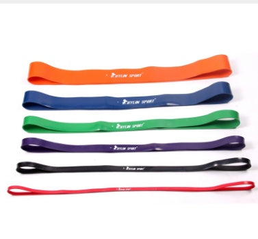 Nature Pure Latex resistance bands 6 size fitness power training strength