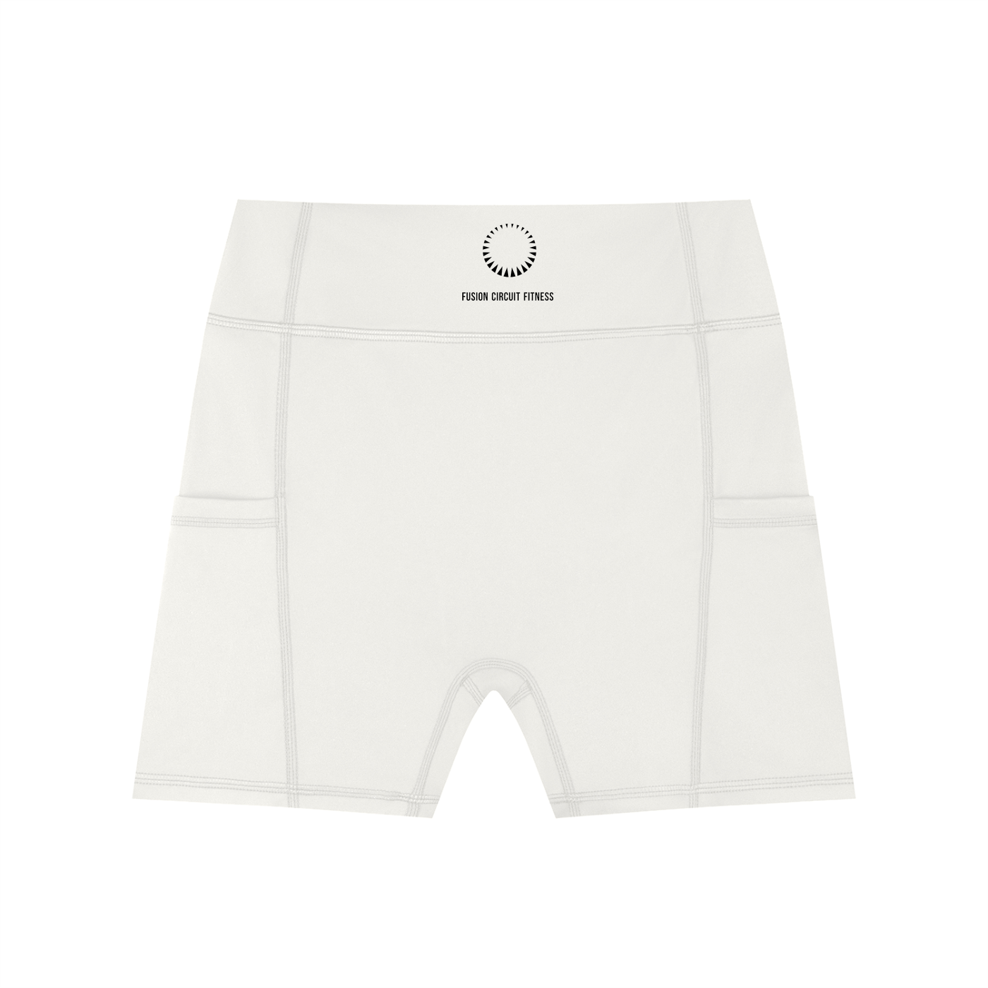 Women's High-Waisted Pocket Biker Shorts