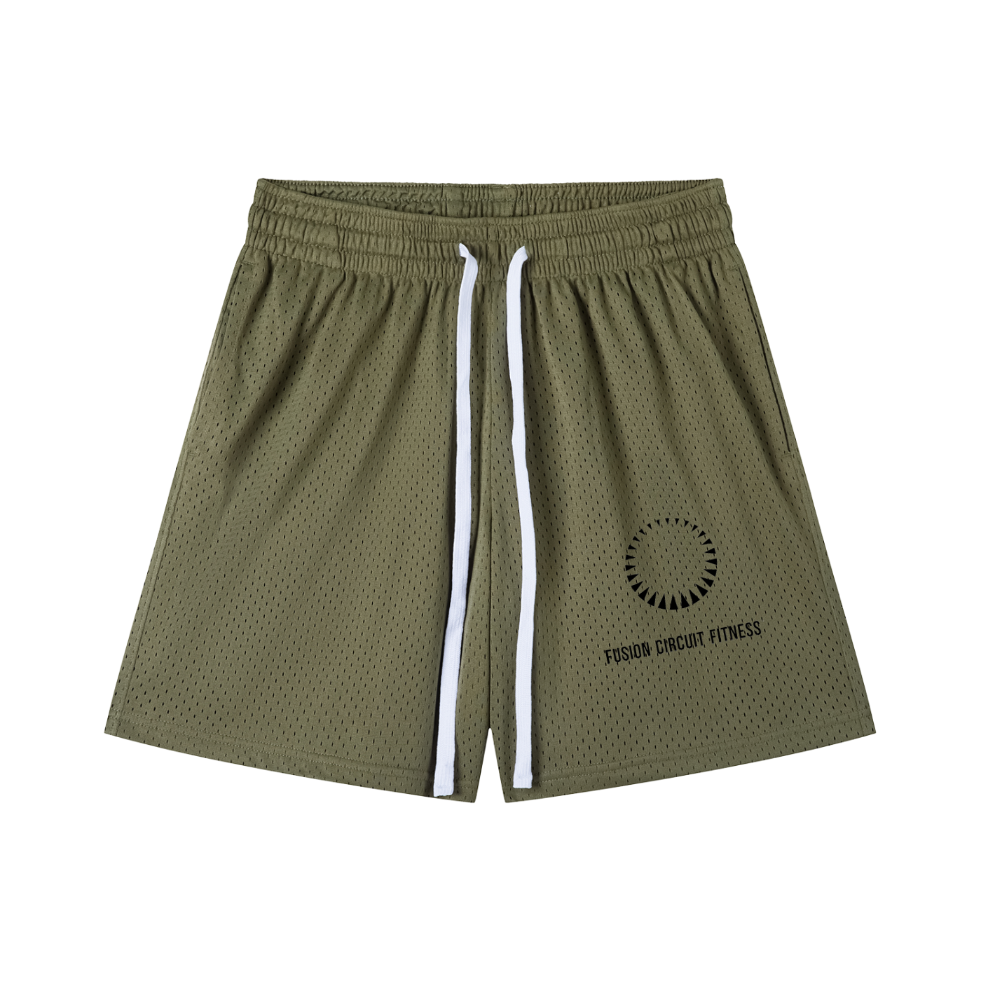Mesh Drawstring Shorts