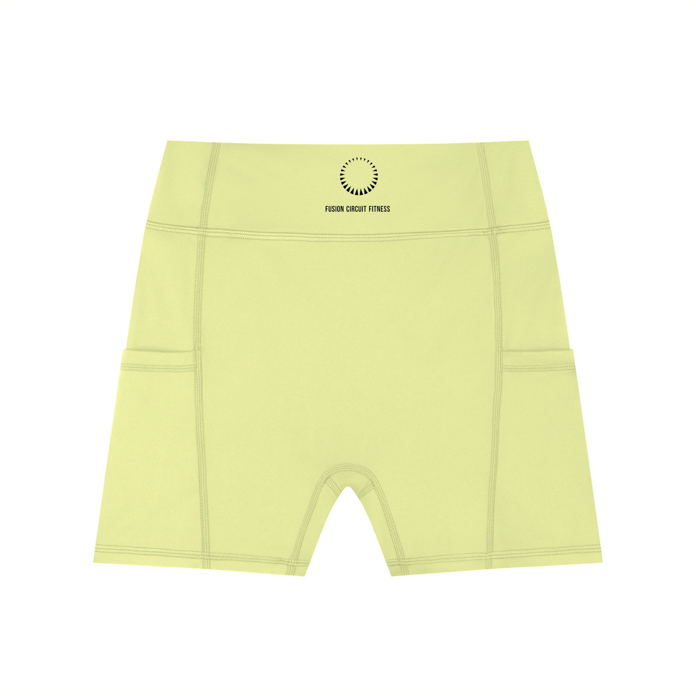 Women's High-Waisted Pocket Biker Shorts