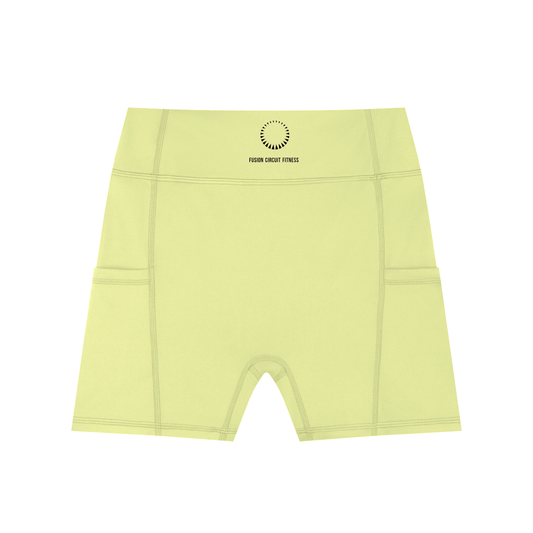Women's High-Waisted Pocket Biker Shorts